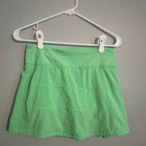 Lululemon Athletica Vibrant Green Skort